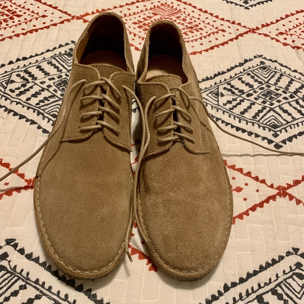 J.Crew Men’s Suede Italian Oxford - almost new!